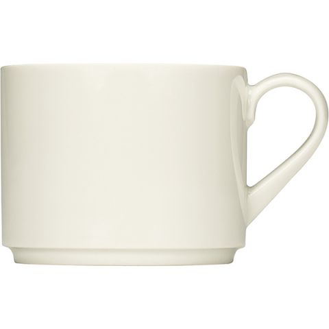 Чашка кофейная «Пьюрити»; эко-кост. фарф.; 220мл; D=75,H=67мм; белый