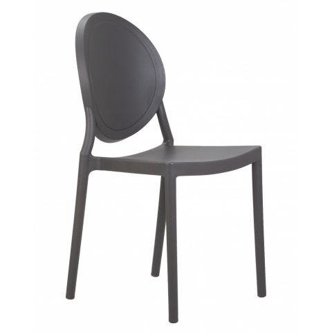 Пластиковый стул обеденный ALBERT, цвет серый