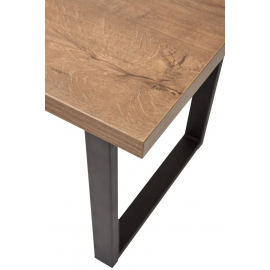 Стол ЛОФТ 138 Дуб Канзас/ Черный