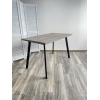 Стол ФИН 120 Дуб Шерман серый/ черный каркас