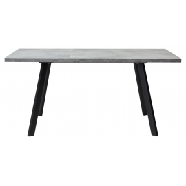 Стол BRICK M 120 Бетон Портленд/ Черный