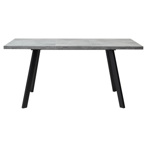 Стол BRICK M 120 Бетон Портленд/ Черный