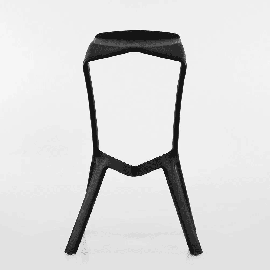 Пластиковый барный стул Miura черный