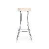 Барный стул Kreley ваниль в крапинку / светлый мусс