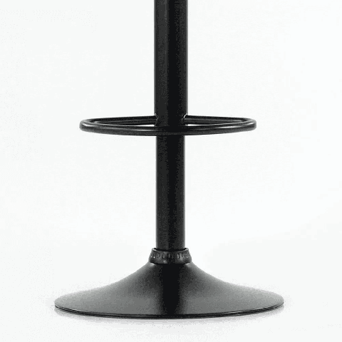 Барный стул N-129 зеленый с черным каркасом из металла