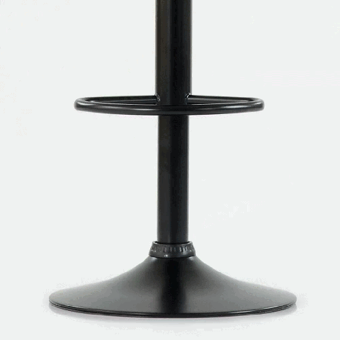 Барный стул N-129 серый с черным каркасом