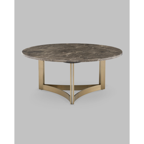 Журнальный столик Кассия 90*90 см темная керамика