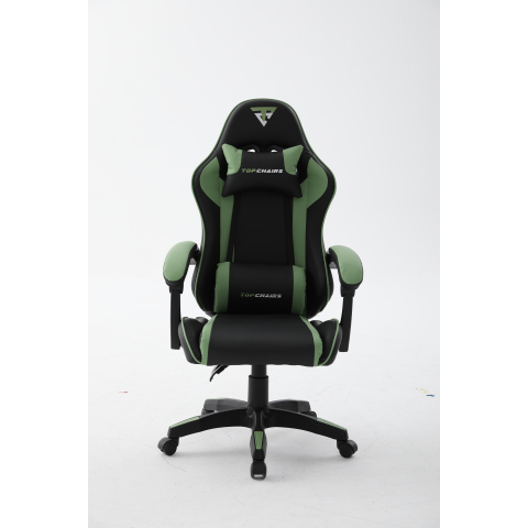 Кресло спортивное TopChairs Shadow черно-зеленый