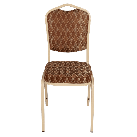 Банкетный стул Корона 20 Жаккард Призма/молочный