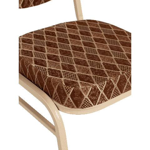 Банкетный стул Корона 20 Жаккард Призма/молочный