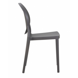 Пластиковый стул обеденный ALBERT, цвет серый