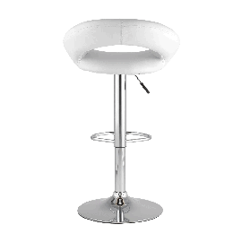 Стул барный Купер белый с подъёмным механизмом
