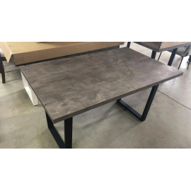 Стол ЛОФТ 138 Оникс/ Черный