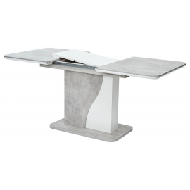 Стол SIRIUS 120 Бетон/ Белый
