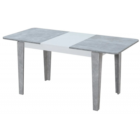 Стол EDWIN Бетон-Белый/ Бетон