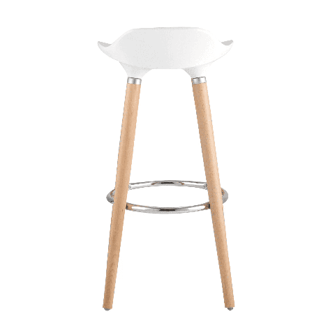 Стул барный Модерн белый