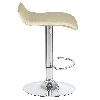 Мягкий барный стул TOMMY кремовый сиденье искусственная кожа