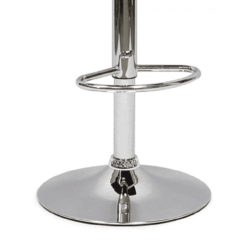 Мягкий барный стул Skat бежевый с мягким сиденьем