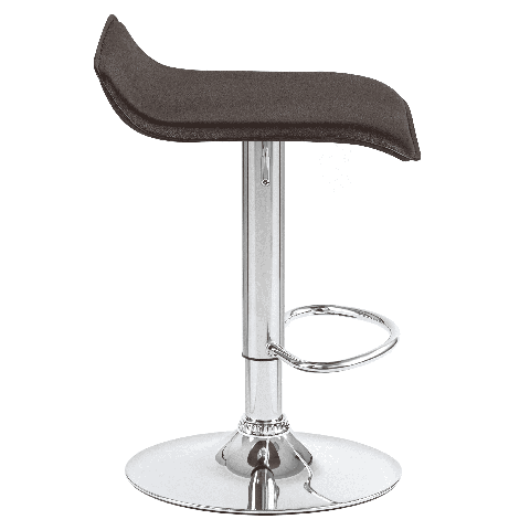 Мягкий барный стул TOMMY коричневый сиденье искусственная кожа