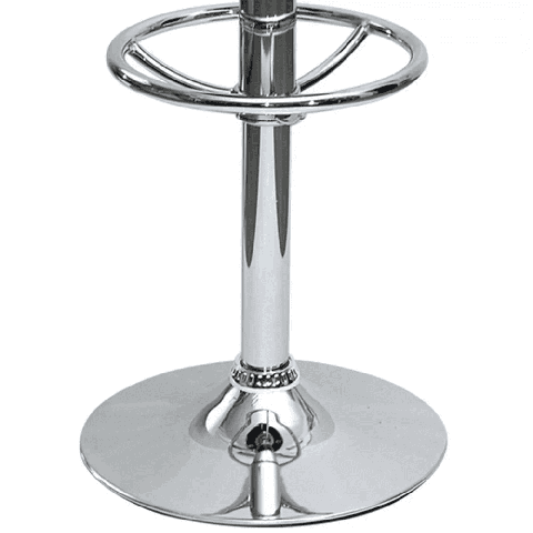 Барный стул Camp белый мягкое сиденье из экокожи