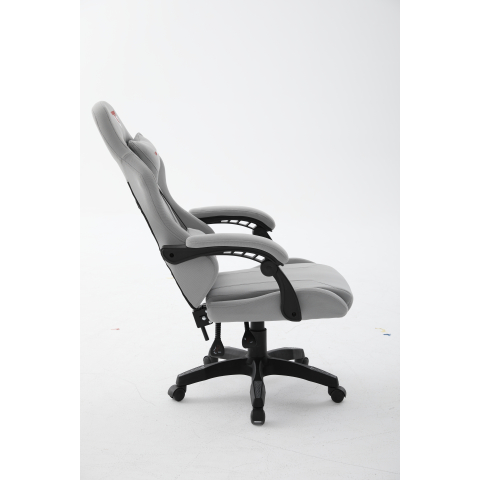 Кресло спортивное TopChairs Druid серый ткань