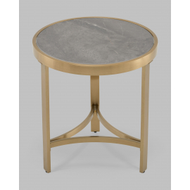 Журнальный столик Адриана 50*50 см серая керамика