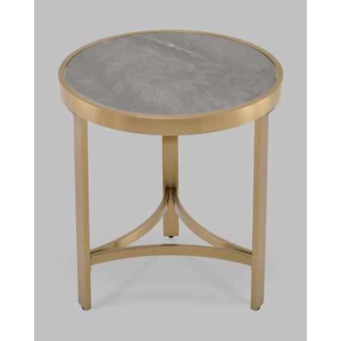 Журнальный столик Адриана 50*50 см серая керамика