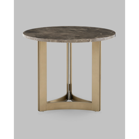 Журнальный столик Кассия 60*60 см темная керамика