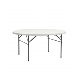 Стол складной круглый Кейт 150 белый