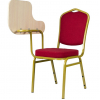 Банкетный стул Корона 20 с пюпитром Велюр красный/золото