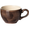 Чашка кофейная «Пепперкорн»; фарфор; 85мл; D=65,H=50,L=85мм; коричнев.,бежев.