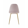 Стул Валенсия SN велюр розовый золотые ножки