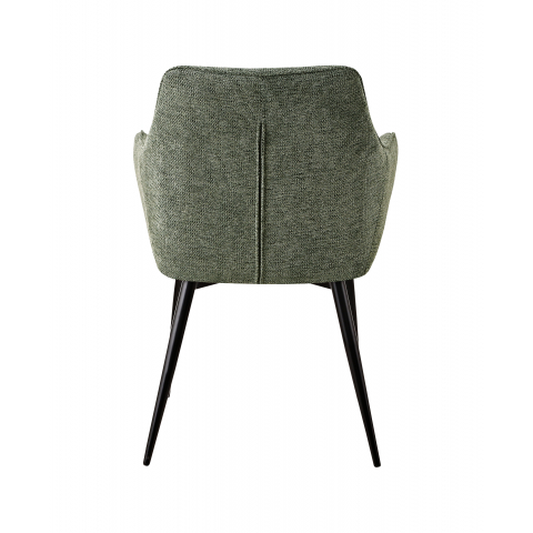 Стул обеденный Lynet рогожка серо-зеленый