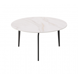 Журнальный столик Aliara светлая керамика