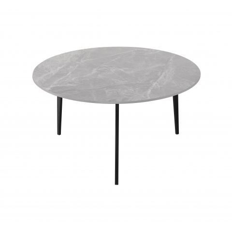 Журнальный столик Aliara серая керамика