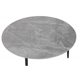 Журнальный столик Aliara серая керамика