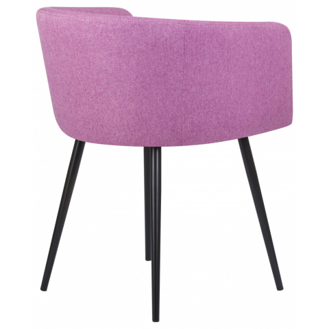 Стул обеденный ALINA с подлокотниками, сиреневая ткань (LAR-106D-16)