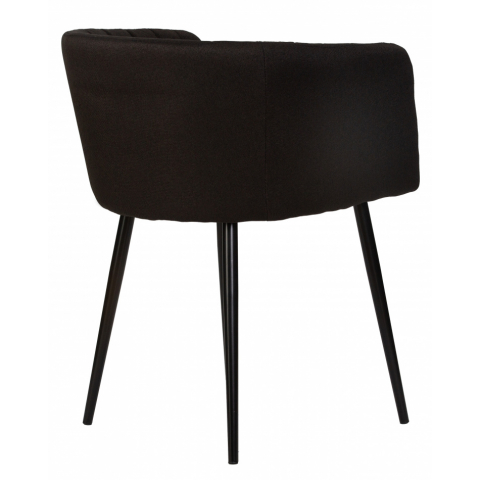 Стул обеденный ALINA, черная ткань (LAR-106D-28)