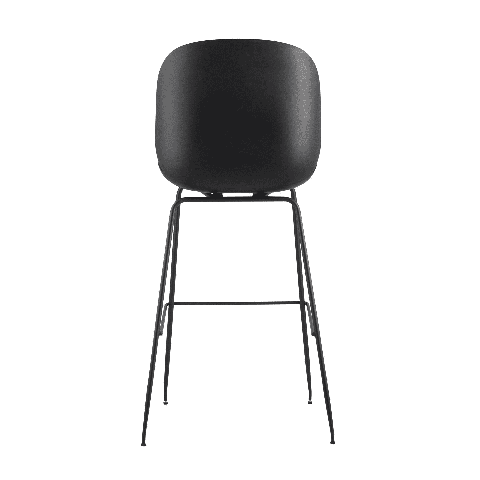 Стул барный Beetle PU со спинкой бежевый