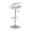 Стул барный Купер белый с подъёмным механизмом