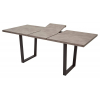 Стол ЛОФТ 138 Бетон Портленд/ Черный