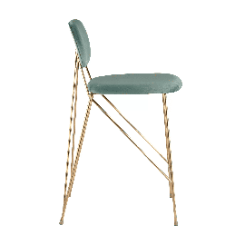 Стул Элис полубарный мятный