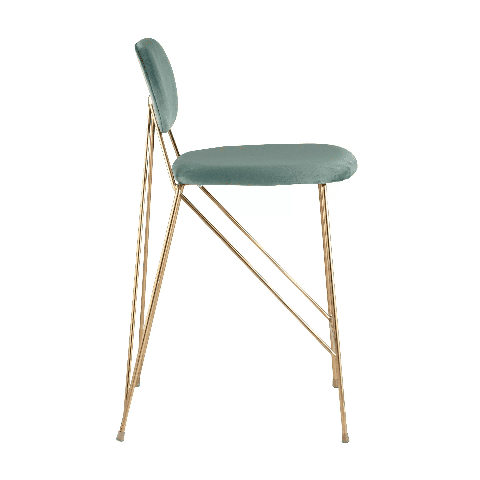 Стул Элис полубарный мятный