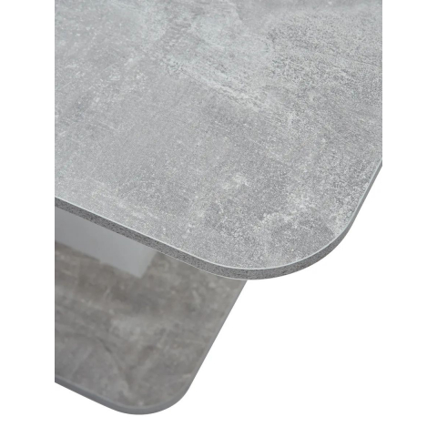 Стол SIRIUS 120 Бетон/ Белый