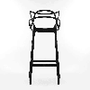 Пластиковый барный стул Masters черный