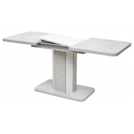 Стол STORK 120 Белый бетон/ Белый