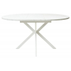 Стол ВЕГА D110 раскладной Мрамор Леванто / белый каркас
