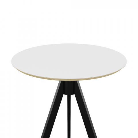 Стол Arki круг белый d=700 мм