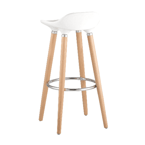 Стул барный Модерн белый