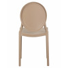Пластиковый стул обеденный ALBERT, цвет бежевый